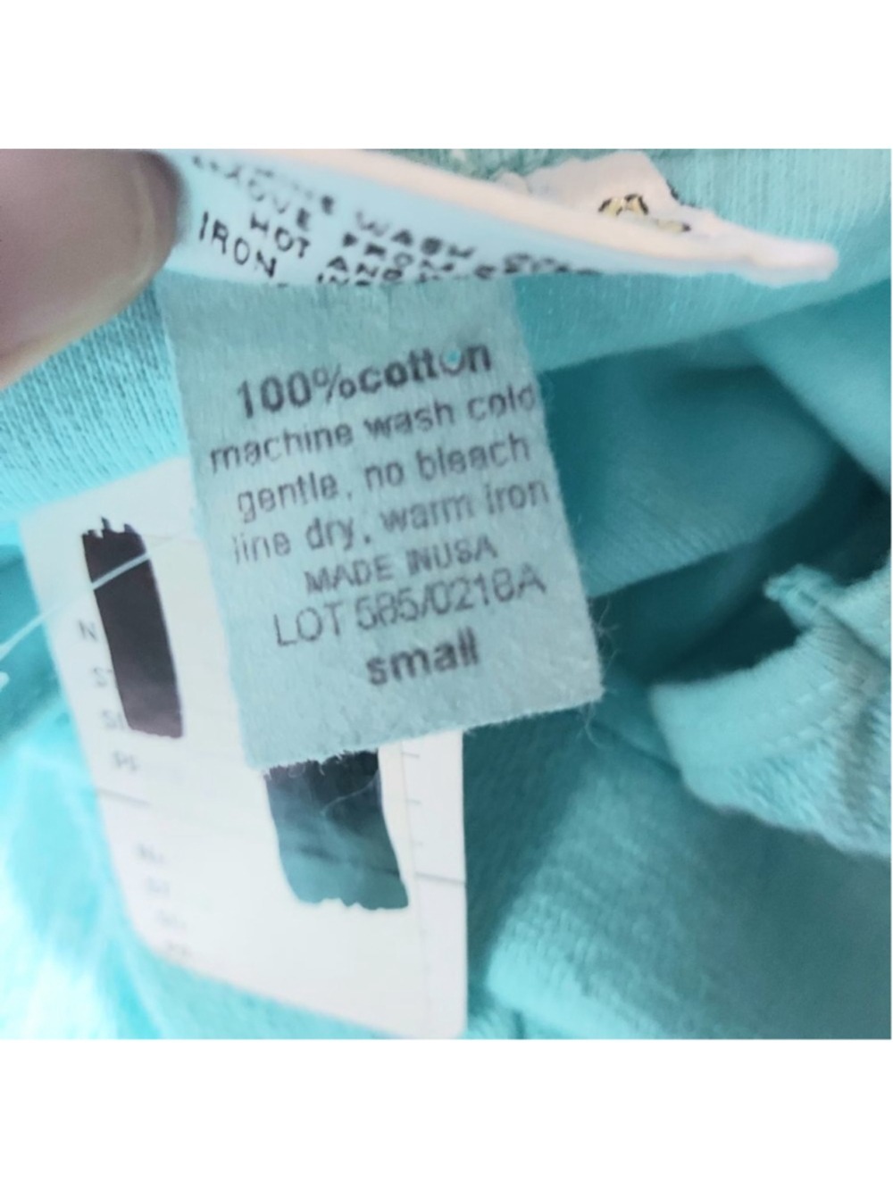 Kokopelli Aqua Shift Dress Size Small - Picture 6 of 6